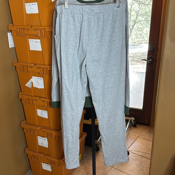 NEW EVA AIR x Jason Wu Unisex Sleepwear Pajama Set Green Gray Size XL - Picture 14 of 14